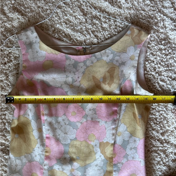 Vintage 60s floral pleated sundress - Picture 5 of 6